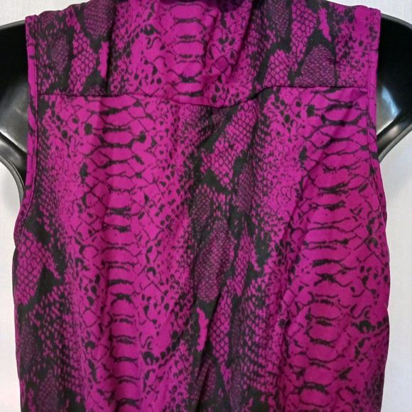 Dots Women Animal Print Blouse Size S - Picture 3 of 4